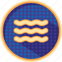 badges, climate, dotted, forecast, waves, weather