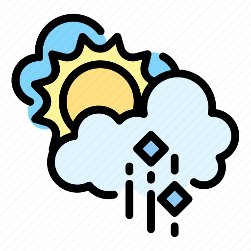 Climate, cloud, forecast, hail, sky, sunny, weather icon - Download on Iconfinder