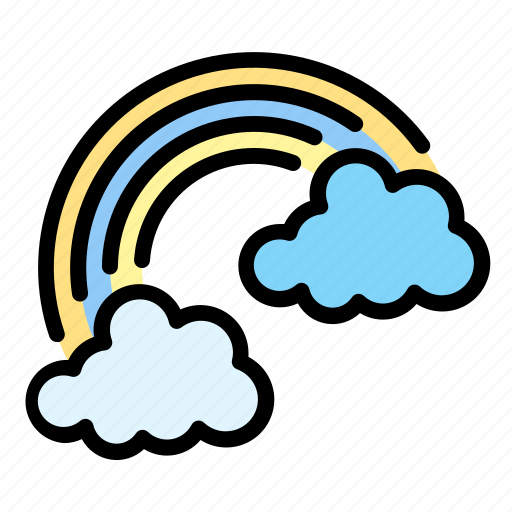 Climate, cloud, forecast, rainbow, sky, weather icon - Download on Iconfinder
