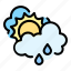 climate, cloud, forecast, rainy, sky, sunny, weather 