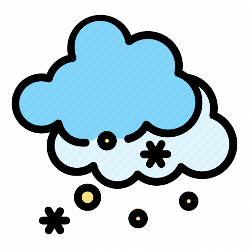 Climate, cloud, forecast, sky, snowy, weather icon - Download on Iconfinder