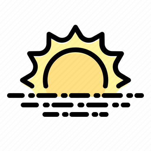 Climate, cloud, forecast, sky, sunset, weather icon - Download on Iconfinder