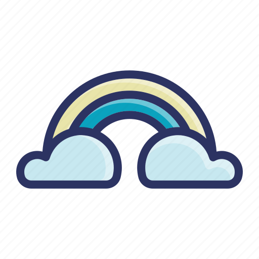 Cloud, rainbow, weather icon - Download on Iconfinder