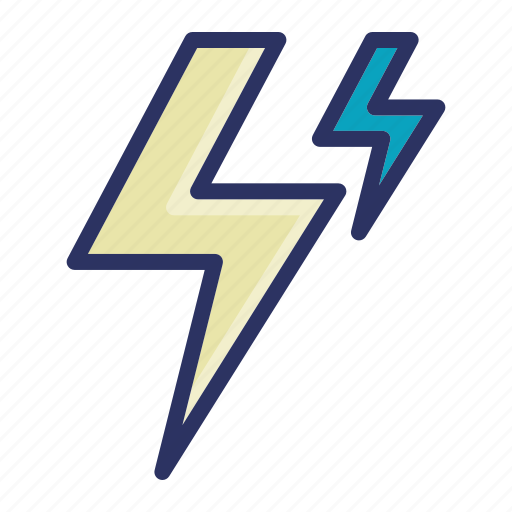 Flash, lightning, storm, thunder, weather icon - Download on Iconfinder