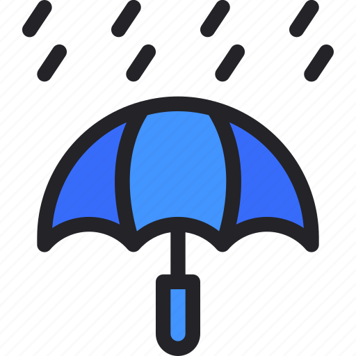 Umbrella, protection, rain, rainy, protected icon - Download on Iconfinder