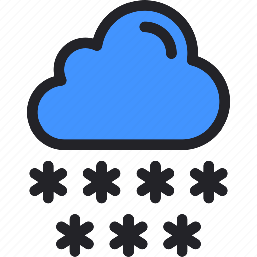 Weather, cloud, snowflake, snow, cold icon - Download on Iconfinder
