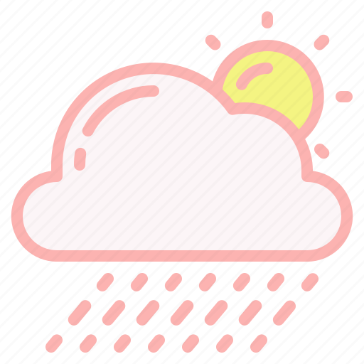 Cloud, day, showers, sun, weather icon - Download on Iconfinder