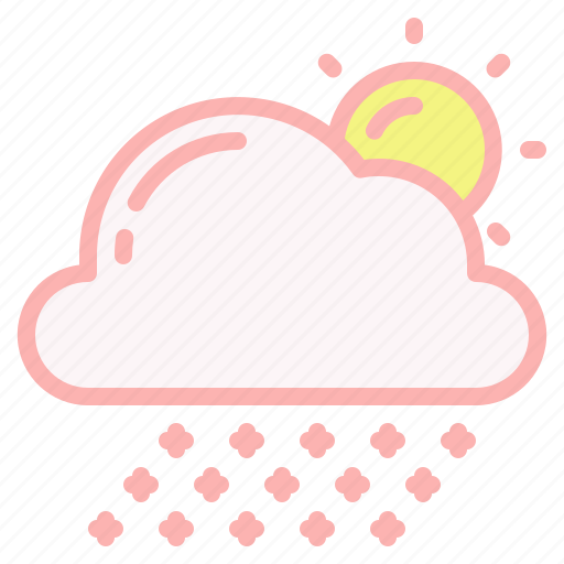 Cloud, day, snow, sun, weather, wind icon - Download on Iconfinder