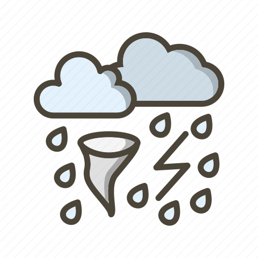 Storm, bad weather, tornado icon - Download on Iconfinder
