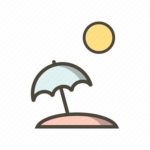 Beach, umbrella, beach umbrella icon - Download on Iconfinder