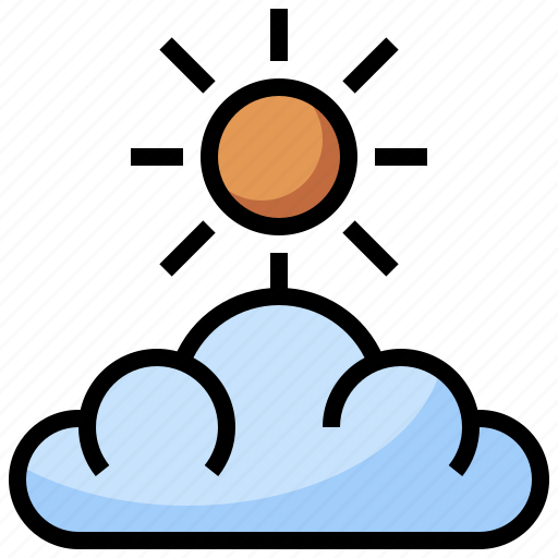 Cloud, nature, rain, rainy, storm, sun, weather icon - Download on Iconfinder