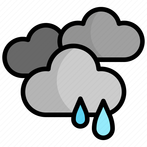 Drizzle, rainy, cloud, weather, meteorology, forecast, sky icon - Download on Iconfinder