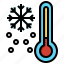 cloud, temperature, winter, snowflake, thermometer, snow, cold, weather, degree 