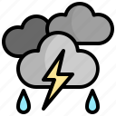 thunderstorm, lightning, weather, storm, forecast, cloud, meteorology