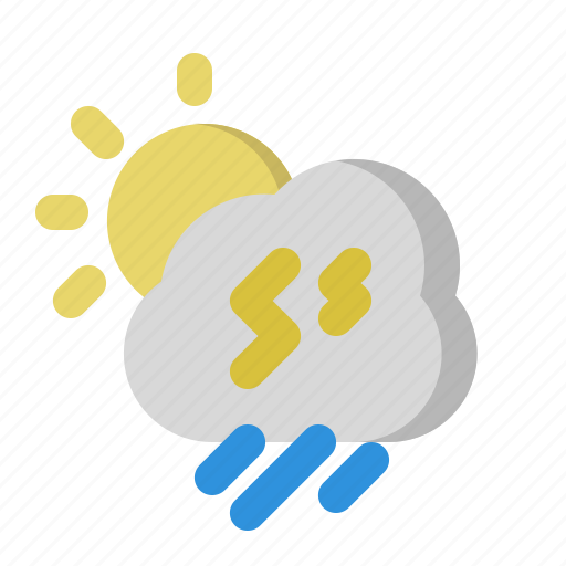 Cloud, day, heavy, rain, storm, weather icon - Download on Iconfinder