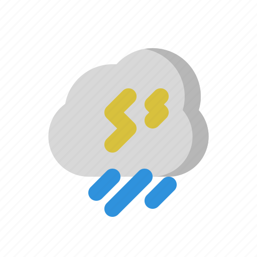 Cloud, heavy, rain, storm, weather icon - Download on Iconfinder
