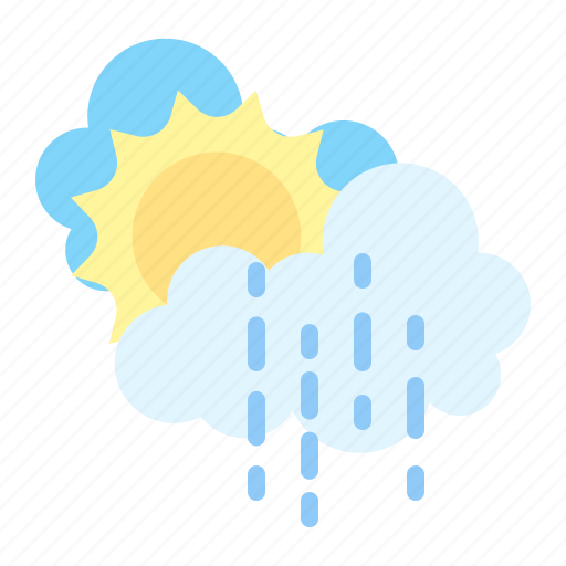Climate, cloud, drizzle, forecast, sky, sunny, weather icon - Download on Iconfinder