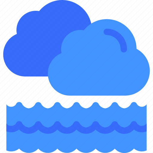 Cloud, sea, weather, wave icon - Download on Iconfinder