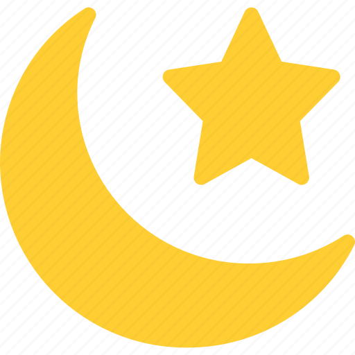 Crescent, moon, star, weather, night icon - Download on Iconfinder