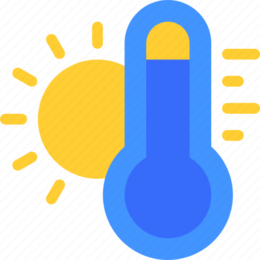 Thermometer, temperature, sun, climate, warm icon - Download on Iconfinder