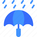 umbrella, protection, rain, rainy, protected