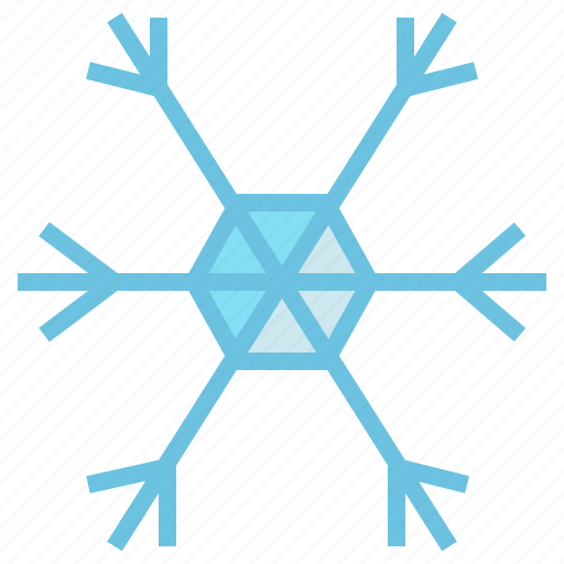 Freeze, freezing, hexagon, snow, snowfall, snowflake, winter icon - Download on Iconfinder