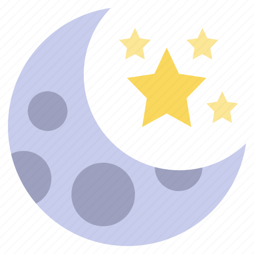 Crescent, moon, night, phase, clear, star icon - Download on Iconfinder