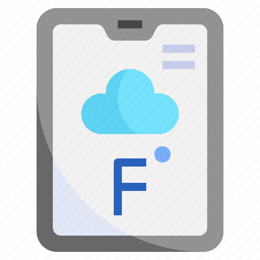 Fahrenheit, temperature, reader, electronic, device, degree, electronics icon - Download on Iconfinder