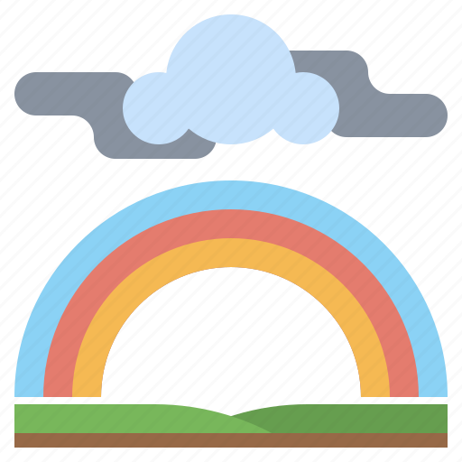 Cloudy, meteorology, nature, rain, rainbow, storm, weather icon - Download on Iconfinder