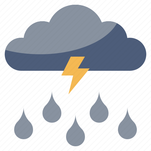 Cloudy, meteorology, rain, raining, rainy, storm, weather icon - Download on Iconfinder