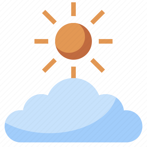 Cloud, cloudy, meteorology, rain, storm, sun, weather icon - Download on Iconfinder