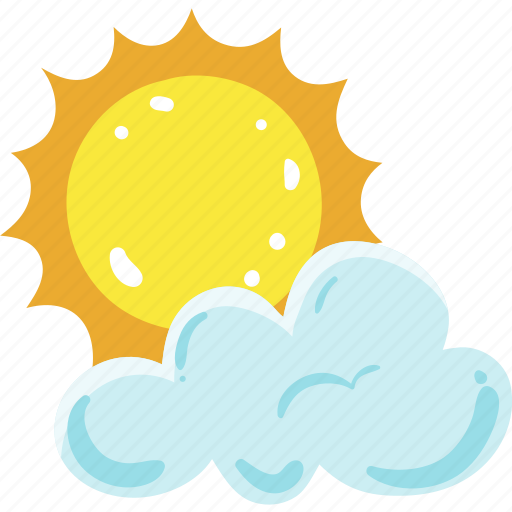 Cloud, clouds, cloudy, scattered, sun icon - Download on Iconfinder
