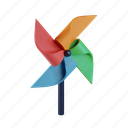 pinwheel, windmill, toy, rotate, wind 