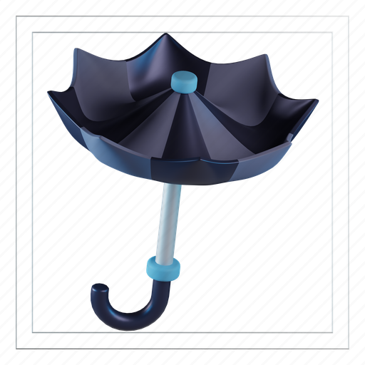 Umbrella, broken, protection, rain, shield 3D illustration - Download on Iconfinder