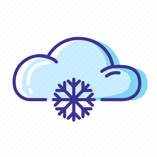 Cloud, forecast, snow, weather icon - Download on Iconfinder