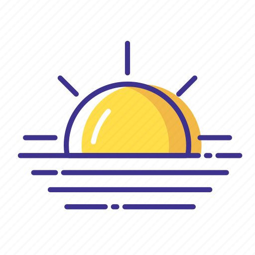 Fog, forecast, sun, weather icon - Download on Iconfinder