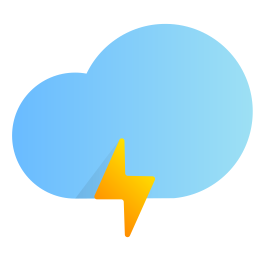 Cloud, thunder, thunderstorm, rain, weather, forecast, climate icon - Free download