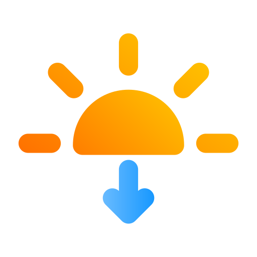 Sunset, dusk, night, evening, sun, weather, forecast icon - Free download