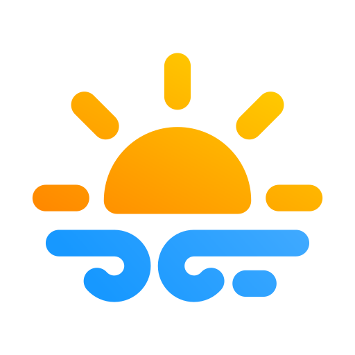 Sun, wind, windy, summer, weather, forecast, climate icon - Free download