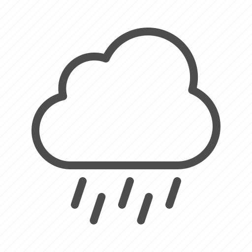 Weather, forecast, rain, raining, cloud icon - Download on Iconfinder
