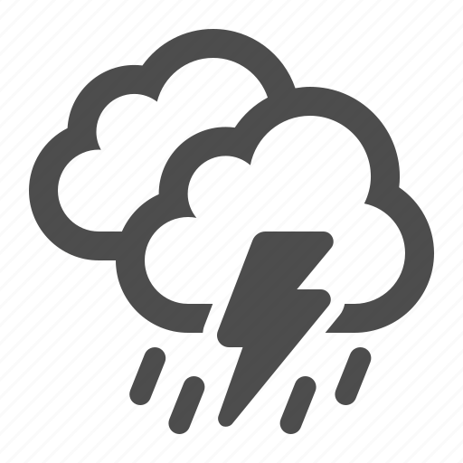 Weather, storm, rain, raining, cloud, lightning bolt icon - Download on Iconfinder
