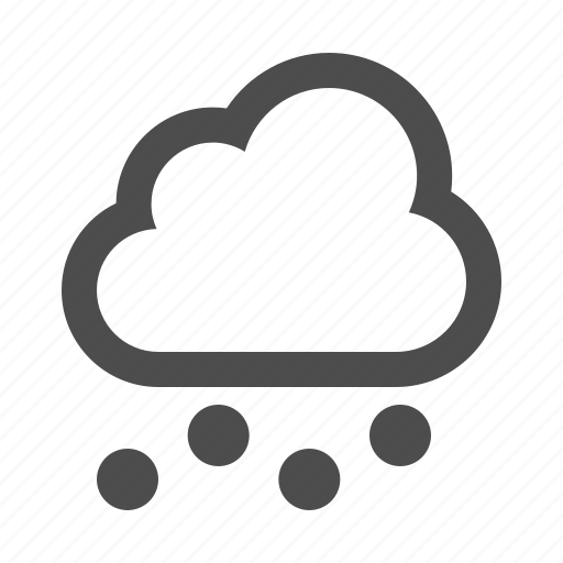 Weather, cloud, rain, raining, hail, hailstone, storm icon - Download on Iconfinder