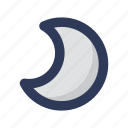 moon, night, sky, space, weather, forecast, climate