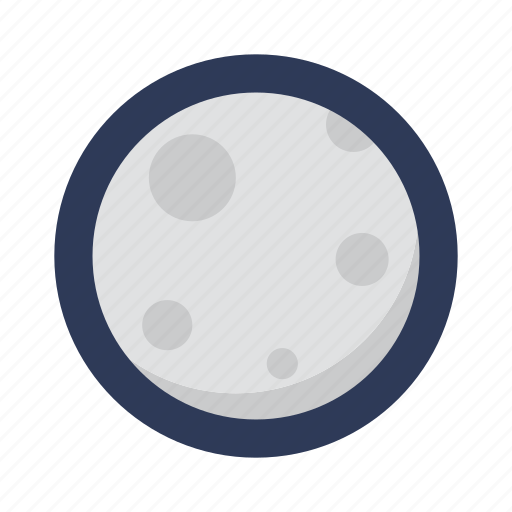 Moon, full moon, night, sky, crescent, weather, forecast icon - Download on Iconfinder