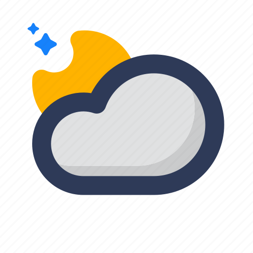 Moon, stars, star, weather, forecast, climate, cloud icon - Download on Iconfinder