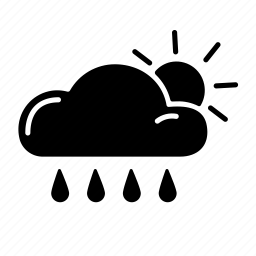 Cloud, rain, sun, weather icon - Download on Iconfinder