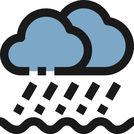Weather, rain, cloud, flood icon - Free download