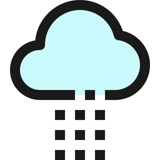 Weather, cloud, drizzel, rain icon - Free download
