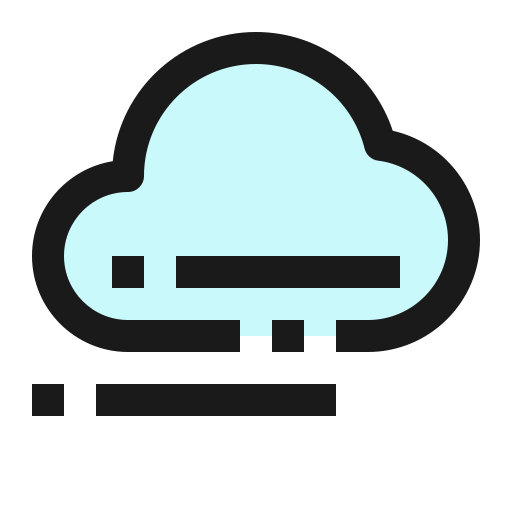 Weather, cloudy, wind, breeze, cloud icon - Free download
