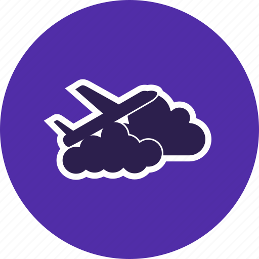 Cloud, plane, airplane icon - Download on Iconfinder